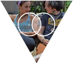 image of two people