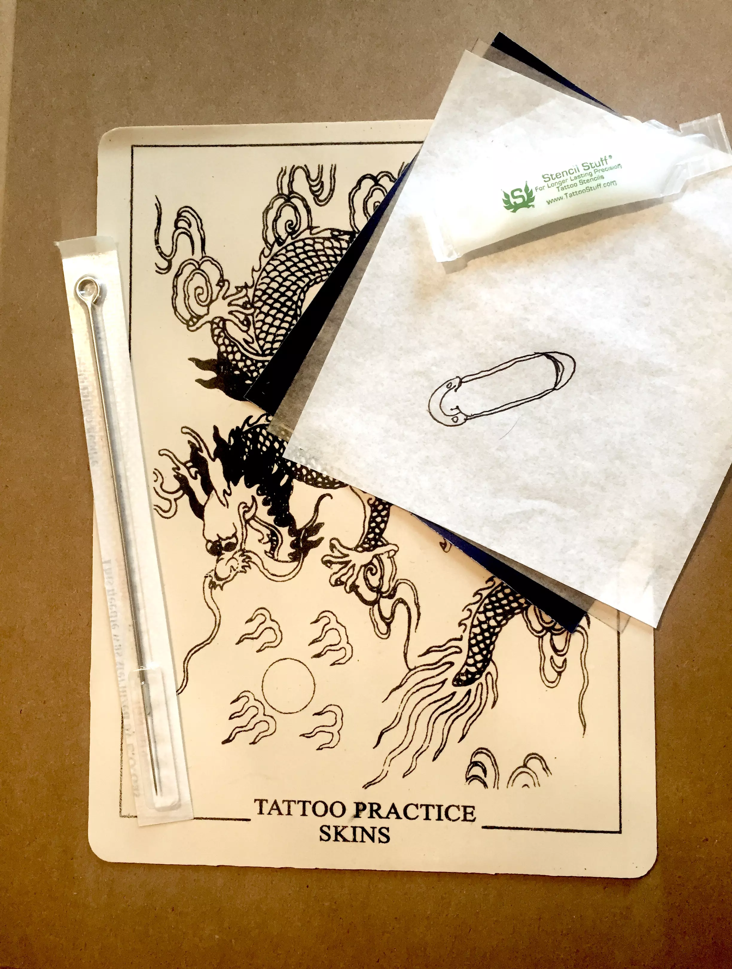 Stick and Poke Tattoo Kit® - Practice Kit - Stick and Poke Tattoo Kit