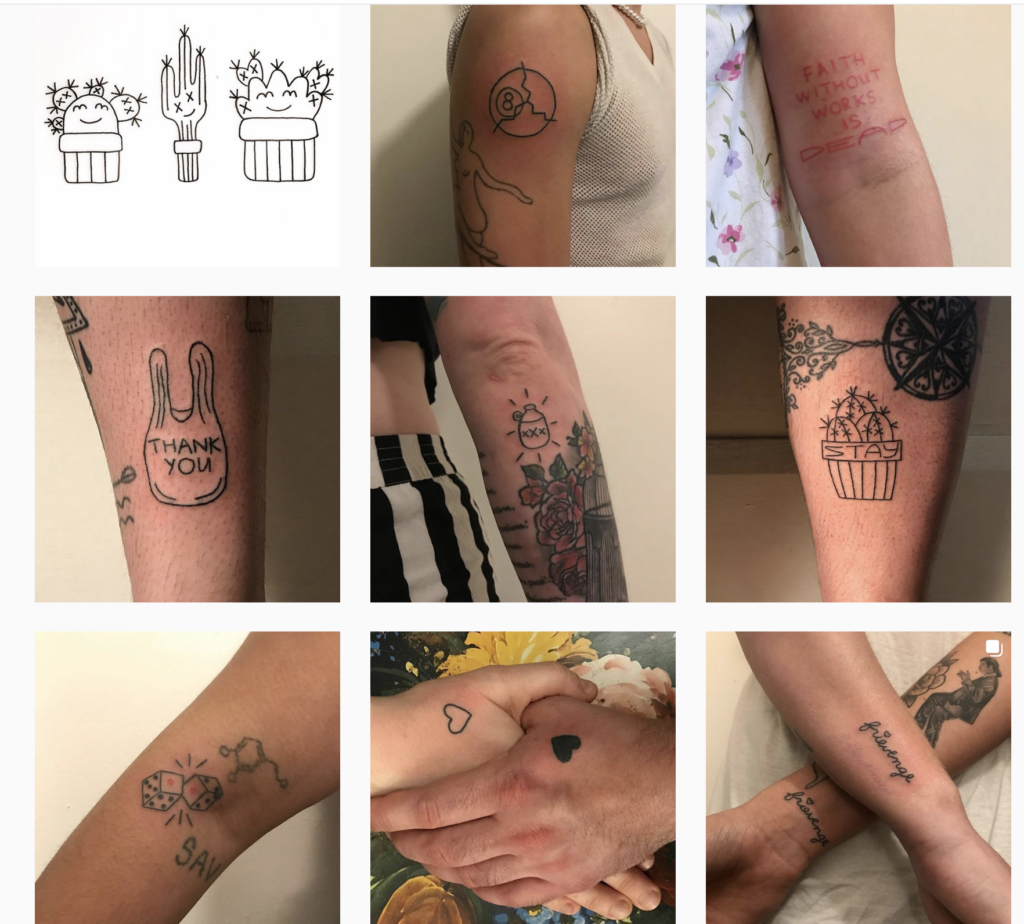 hand poke artist on instagram